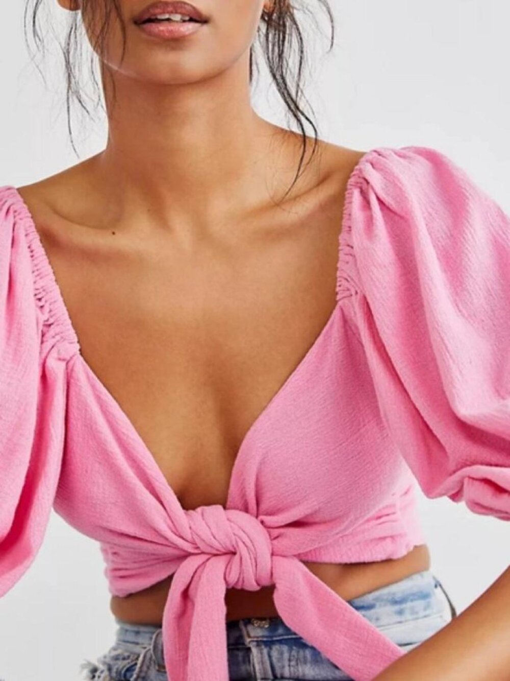Jens Pirate Booty For Free People Paia Reversible Top Pink Size L